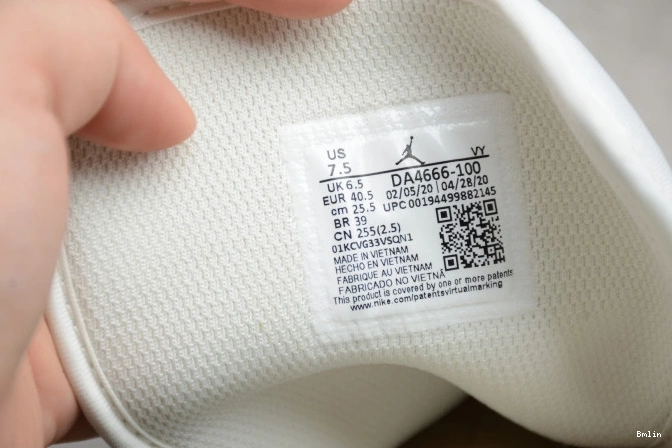 Boostmaster lin Air Jordan DA4666-100 1 Mixed Textures Blue Mid 0701
